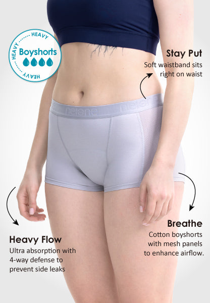 Neione menstrual boyshort pack