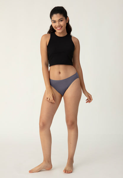 Neione absorbent period panties in high-cut bikini style