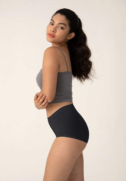 Neione Comfortable Quick Dry Underwear Black Panties