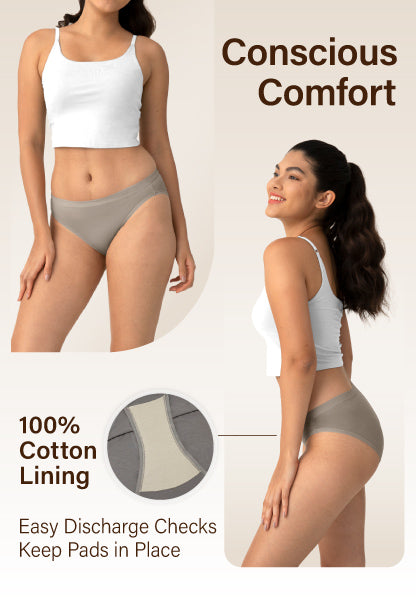Modal High Cut Bikini Underwear