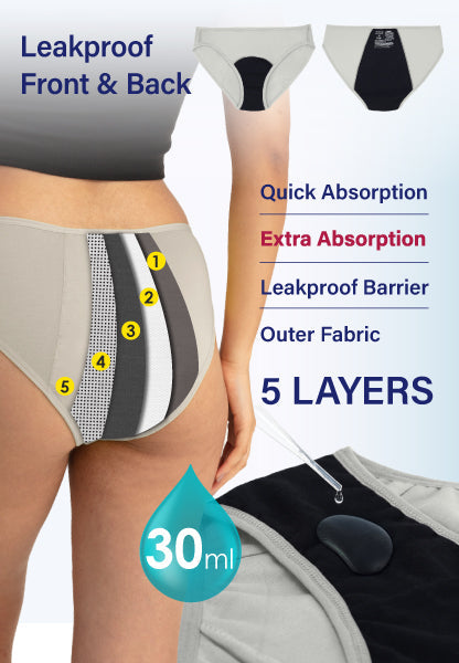 Neione tan period underwear bikini briefs