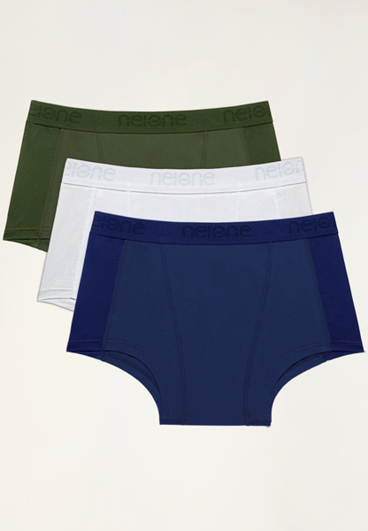 Neione cotton menstrual boxer briefs for women