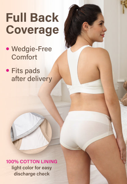 Cotton Maternity Underwear Boyshorts