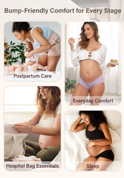 Cotton Maternity Underwear Boyshorts