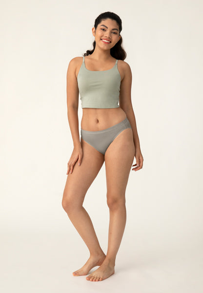 Neione high-cut bikini panties modal underwear