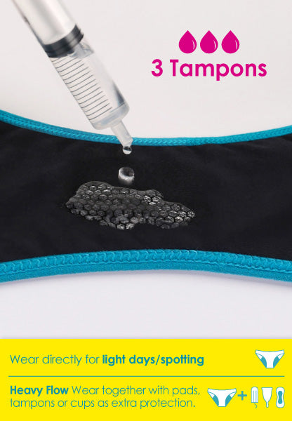 Modal Hipster Period Underwear for Teens & Girls