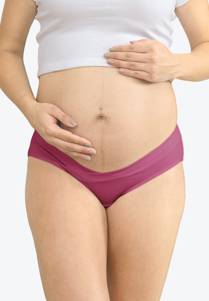 Intimate Portal cotton pregnancy bikini panties under the bump