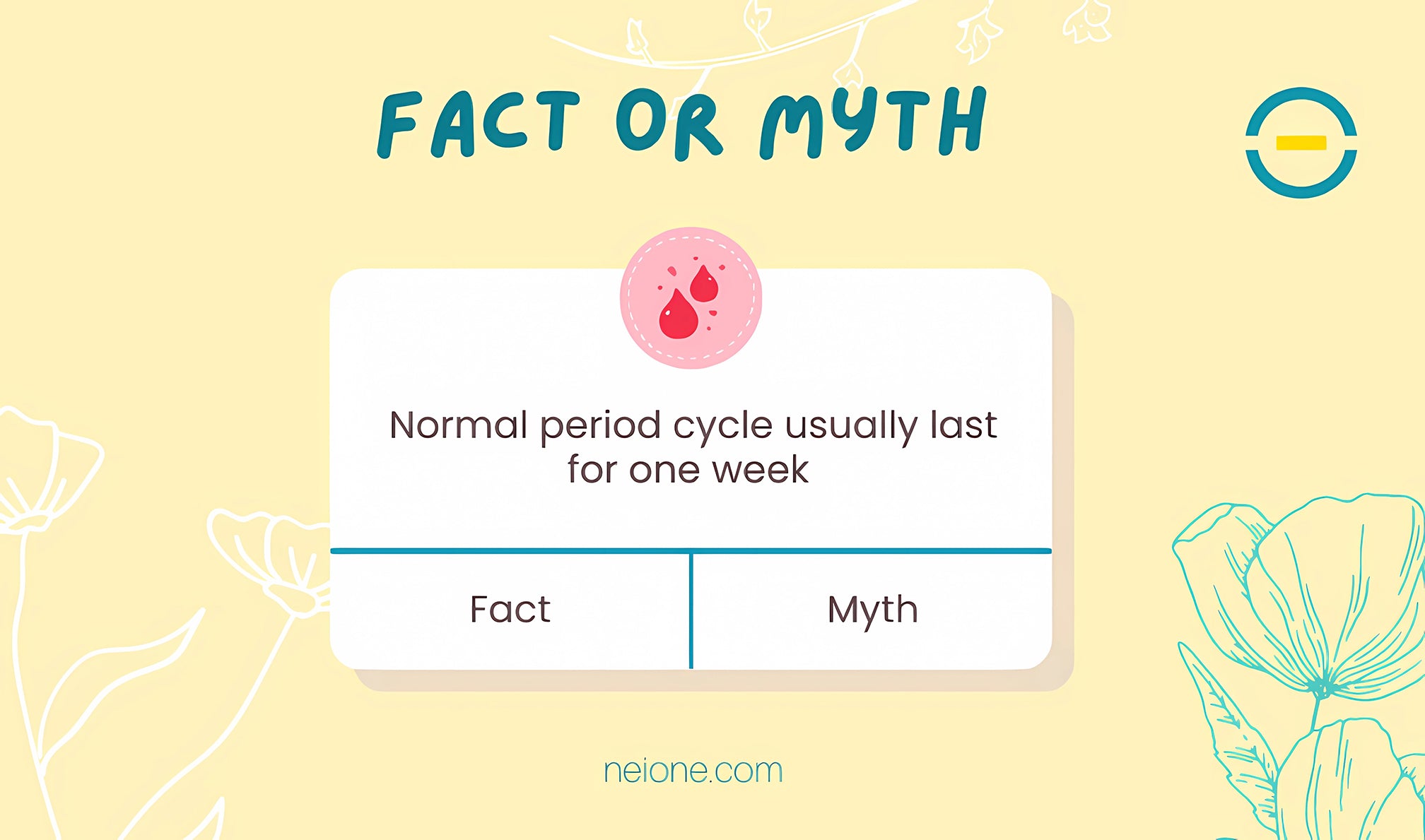 Fact or Myth? Period Last for One Week Each Month?