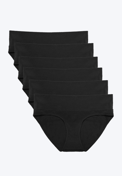 Fold Over Maternity Underwear Briefs