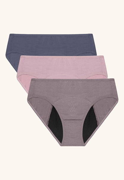 Neione Period Underwear for Teens Menstrual Underpants Women Bikini Panties  Girls High Cut Briefs 3 Pack Senses XX-Small at  Women's Clothing  store