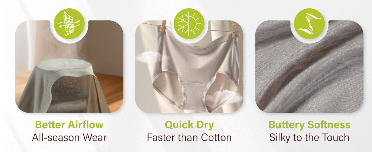 Quick Dry High Waist Underwear