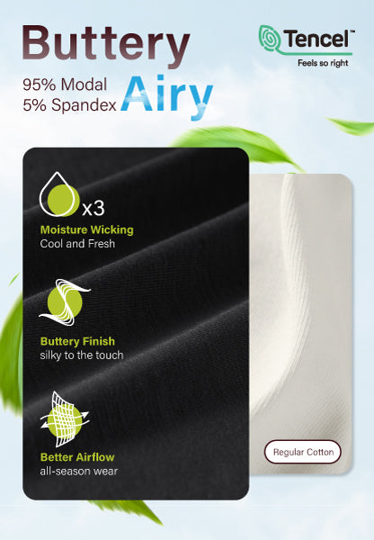 Quick Dry Modal High Waist Underwear