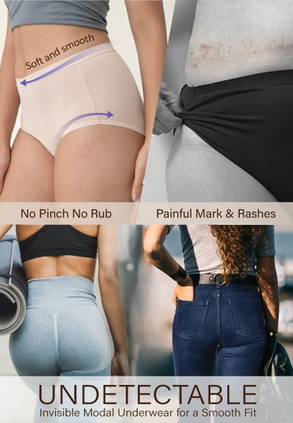 Quick Dry Modal High Waist Underwear
