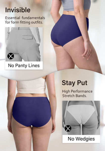 No Show Cotton Full Briefs