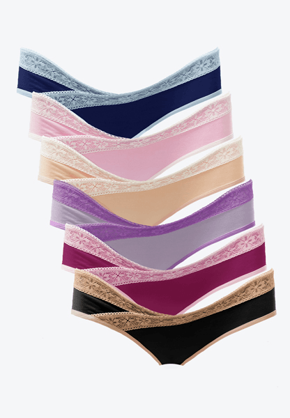 Intimate Portal lace maternity bikini panties