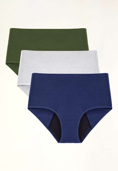 Neione Cotton High Rise Menstrual Briefs