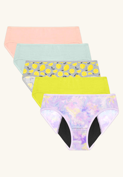 Neione Period Underwear Menstrual Underpants Teens Girls Bikini Panties  High-Cut Briefs 3 Pack Basics XXS : : Clothing, Shoes & Accessories
