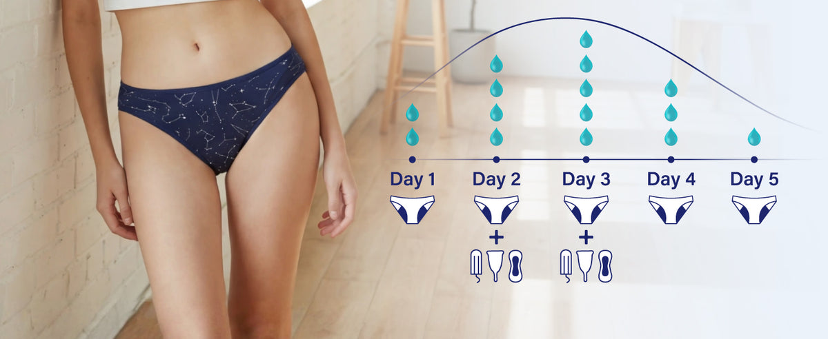 High Cut Bikini Period Underwear