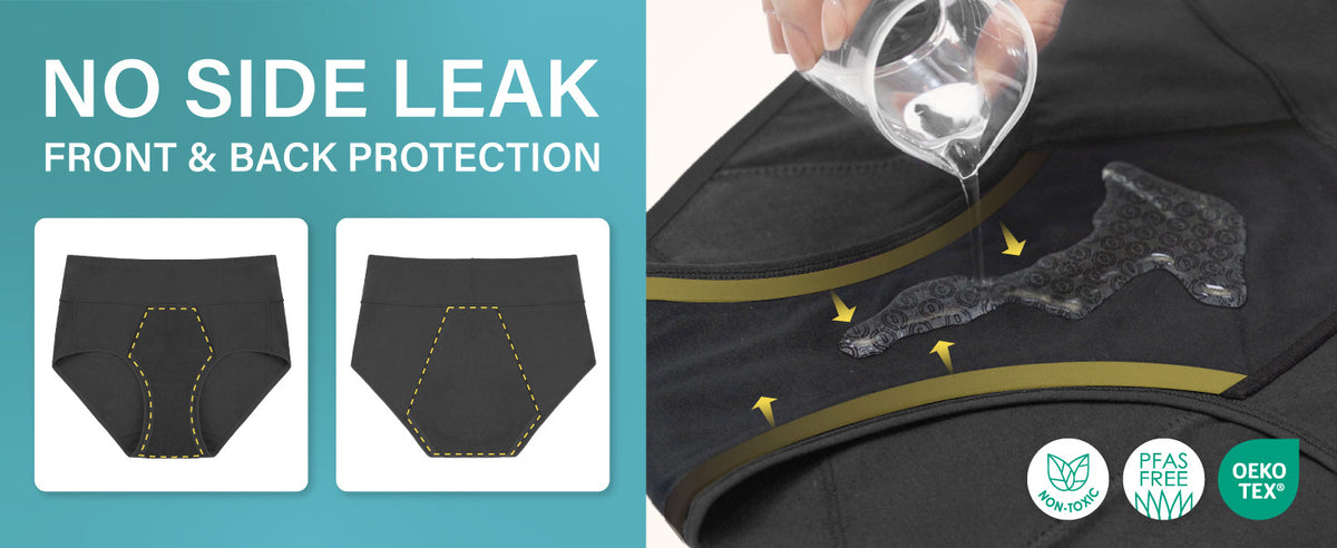 Cotton Briefs for Period & Incontinence