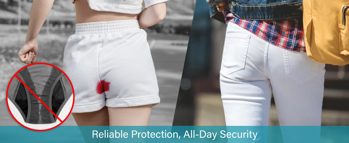 Cotton Briefs for Period & Incontinence