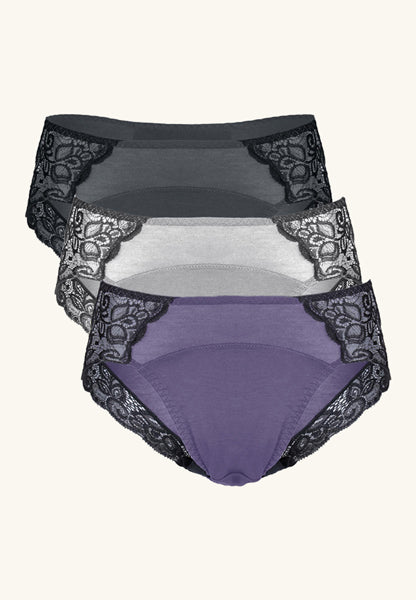 Neione Period Underwear Postpartum Briefs Lace Hipster Panties for