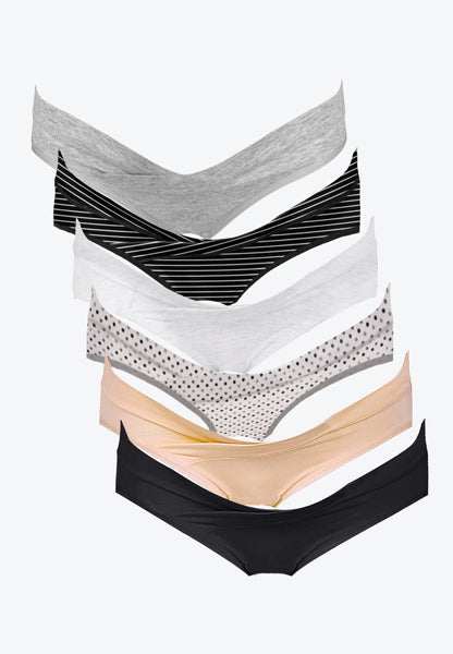 Under-the-Bump Maternity Bikini Underwear - Pastels – Close to the