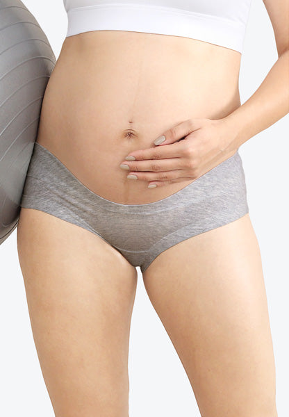 Maternity Cotton Underwear, Under the Bump, Boycut Briefs